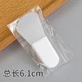 White handle: knife-shaped short handle silicone brush