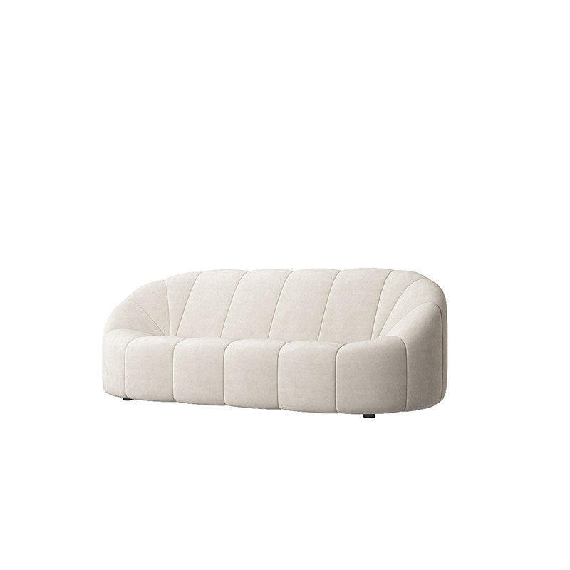 Nordic single minimalist fabric sofa and coffee table set - perfect for small spaces, home leisure, and guest reception