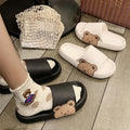 Men's summer indoor thick-soled slippers - non-slip, soft-bottomed house slippers for bathroom, shower, and everyday wear - couple's style, suitable for outdoor use