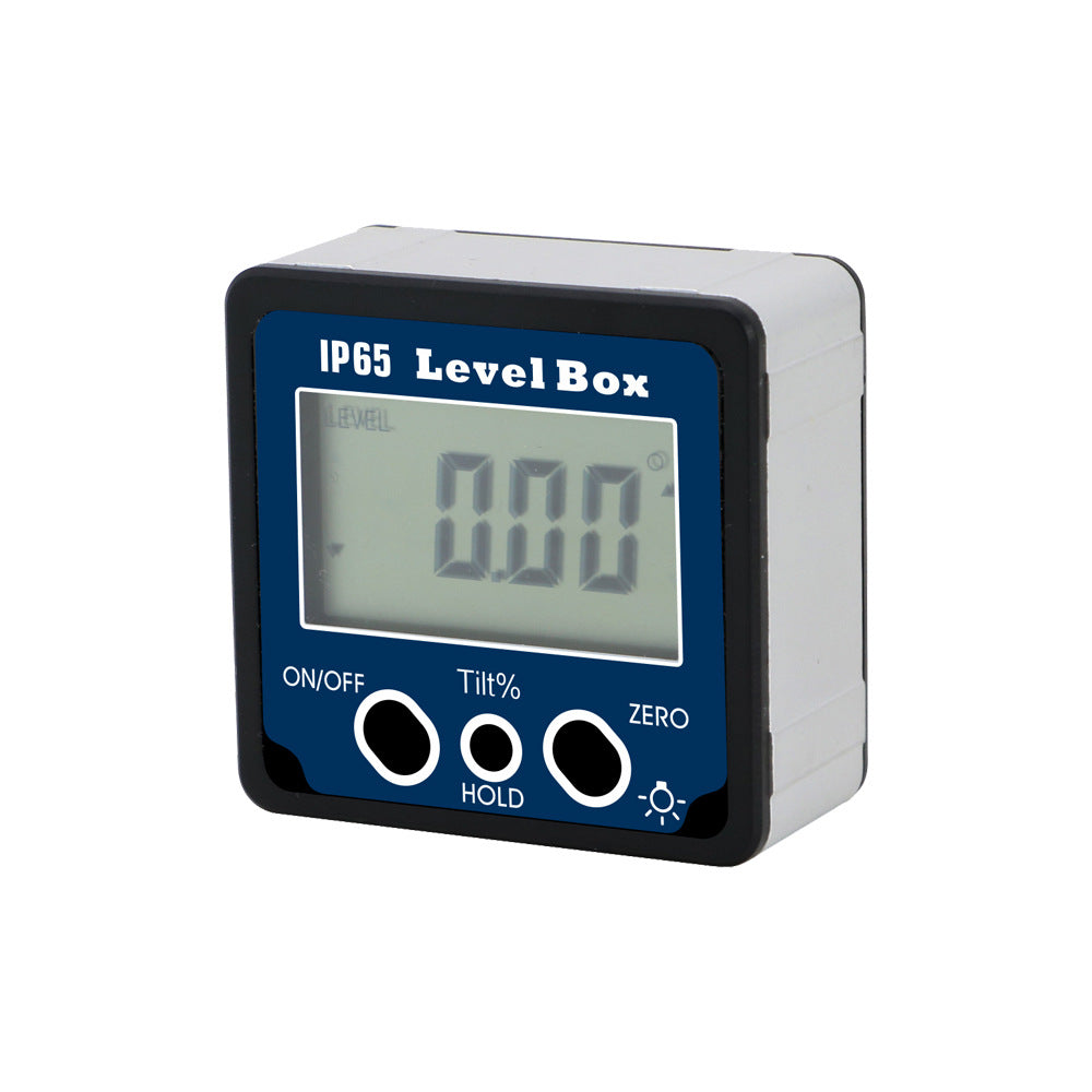 New IP65 digital display inclinometer, inclinometer, angle measurement, horizontal ruler, strong dipping angle box wholesale