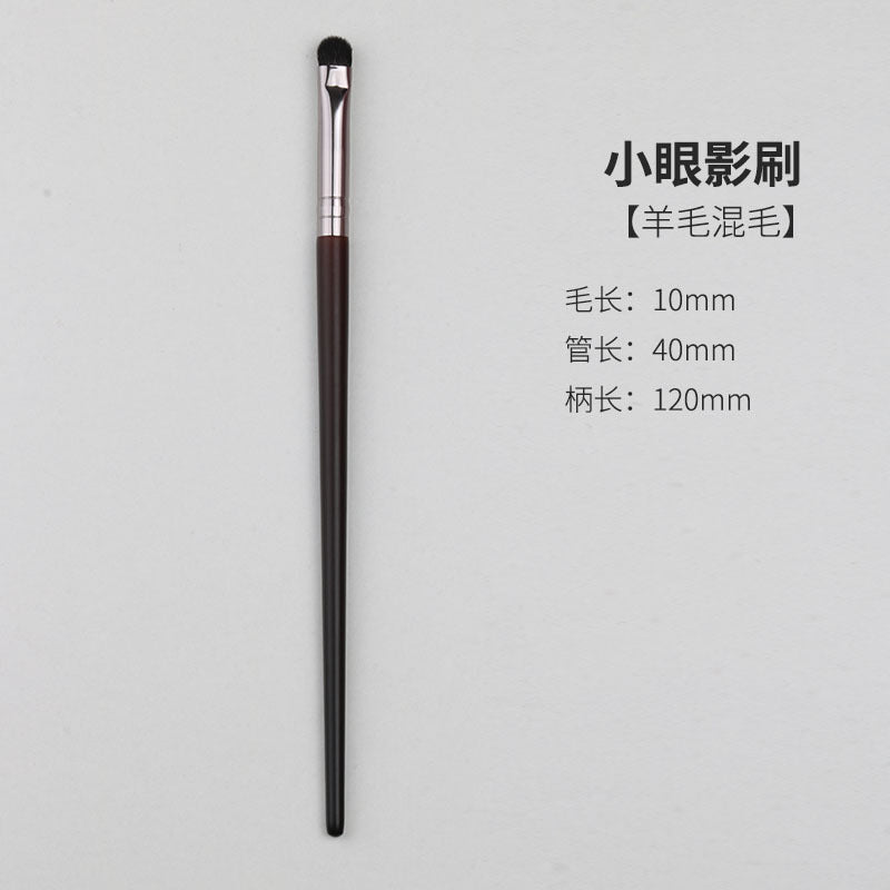 Wooden handle makeup brush set - cangzhou makeup brushes: blush brush, wool brush, powder brush, foundation brush, eyeshadow brush, and other makeup brushes