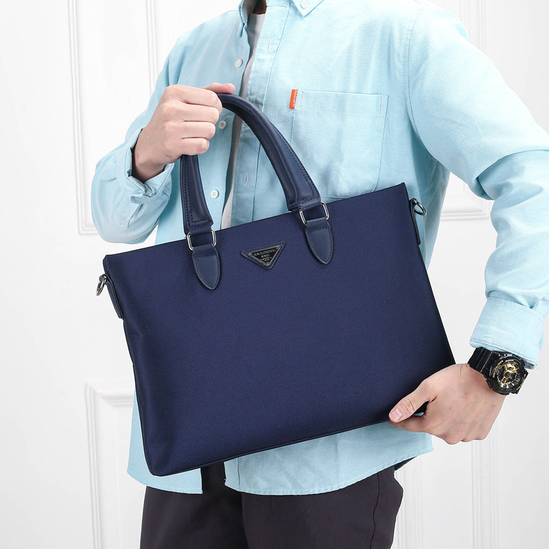 New men's fashion trend waterproof handbag business briefcase messenger bag logo manufacturer wholesale