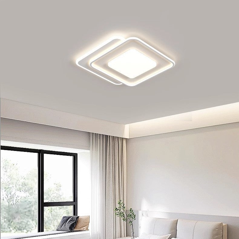 Whole house combination ceiling light led atmospheric living room light modern simple eye protection bedroom light rectangular ceiling light