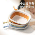 Baby face wash foldable basin can be hung newborn children's wash bottom foot basin baby special foldable small basin