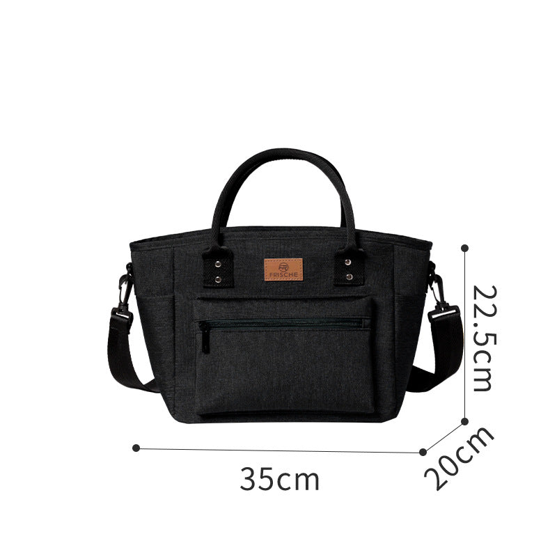 Customized Beilian 15L thermal insulation bag, office worker packing, bento bag with rice, portable lunch box bag, picnic PEVA ice bag