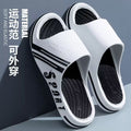 Men's slippers 2024 summer new style: cloud-like comfort, thick sole, bathroom-friendly, trendy couple's slippers, student home slippers, women's outdoor slippers