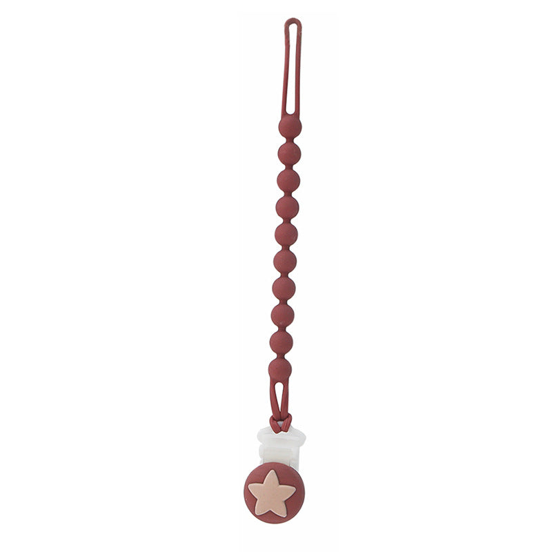 baby pacifier anti-chain kids teether toy anti-lost chain food grade silicone all-in-one pacifier chain