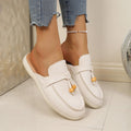 spring/summer new arrivals: plus-size women's half-slipper shoes for cross-border e-commerce. sizes 36-43 available. wholesale options available. dropshipping to  and