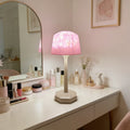 High-leg ripple lamp romantic atmosphere lamp firefly led night light couple gift remote control projection table lamp