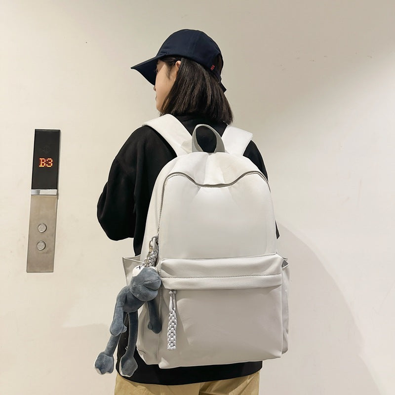 Schoolbag printing logo training institution junior high school high school college student large capacity backpack school backpack printing