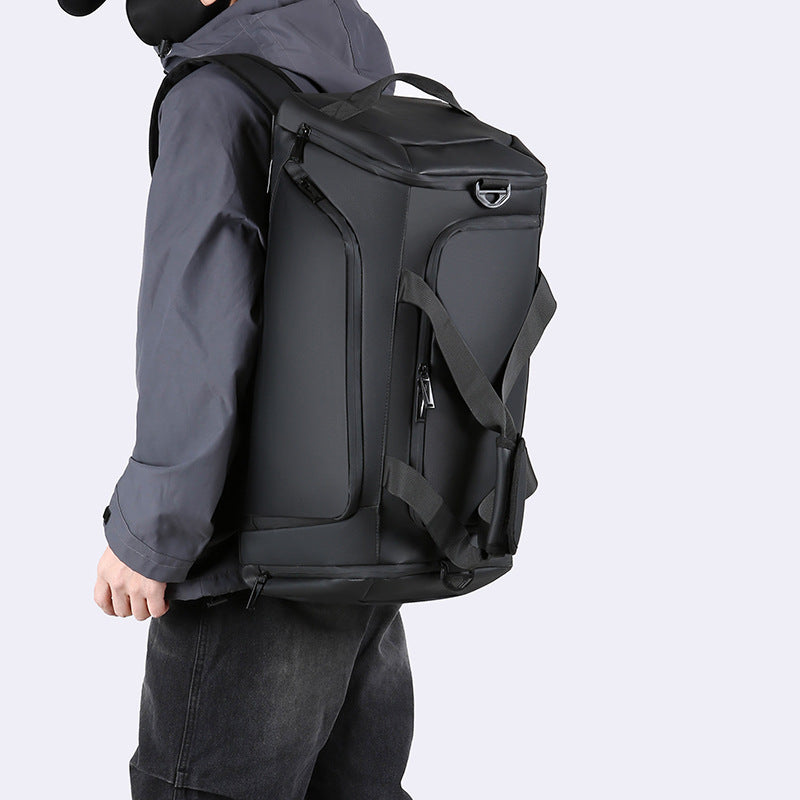 Sports fitness bag men's waterproof large-capacity travel bag portable shoulder messenger bag business travel backpack