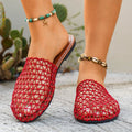 summer new arrival: women's plus-size flat slippers for cross-border e-commerce. wholesale available. dropshipping to  and . (price difference: $0.67)