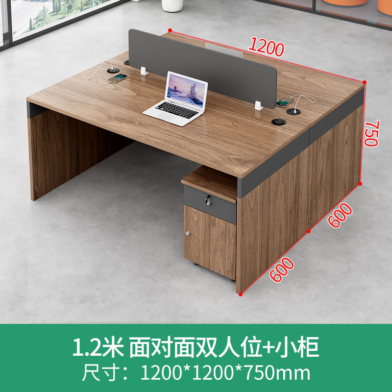 Staff office desk office simple modern financial room four-person desk workstation employee card desk chair