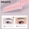 1/3 pack foldable eyebrow razor - safe, sharp blades for beginners - anti-scratch eyebrow shaping tool