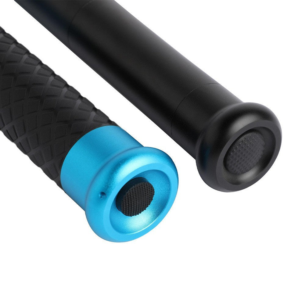 Custom self-defense baseball bat flashlight rechargeable outdoor emergency mace with anti-skid tape tactical flashlight