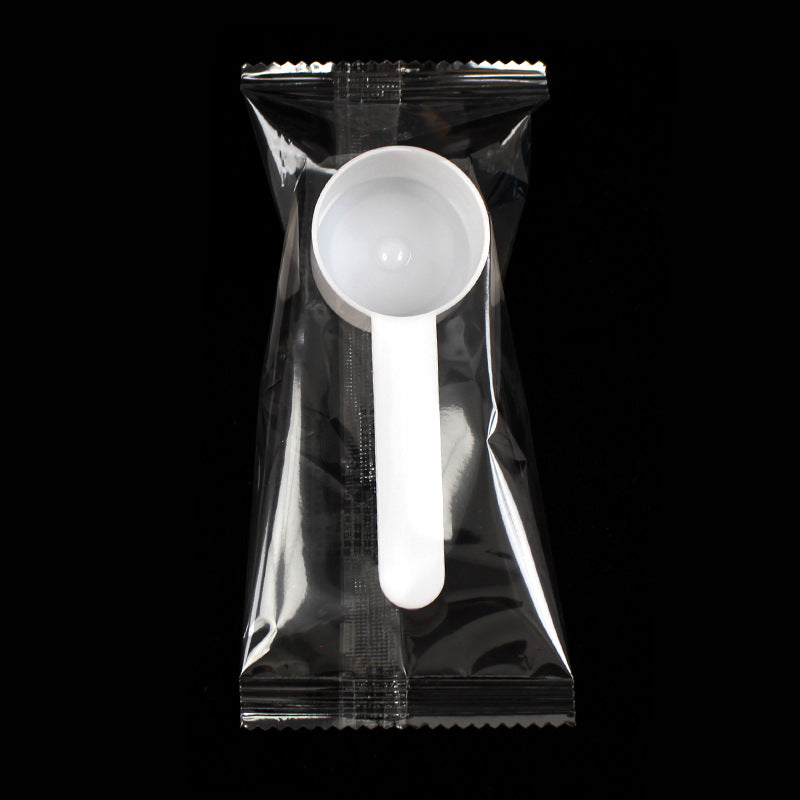 Individually wrapped 20ml plastic measuring spoons - ideal for masks, powders, feed, fertilizer, pesticides, and measuring water (20g capacity)
