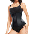 European and american [long in front and short in back] 25 high 25 bones slimming look latex abdominal exercise girdle fitness body shaping iron waistband