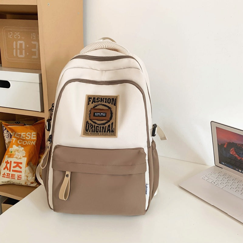 Factory direct backpack: stylish, lightweight, high-capacity, durable, and scratch-resistant backpack for middle school students
