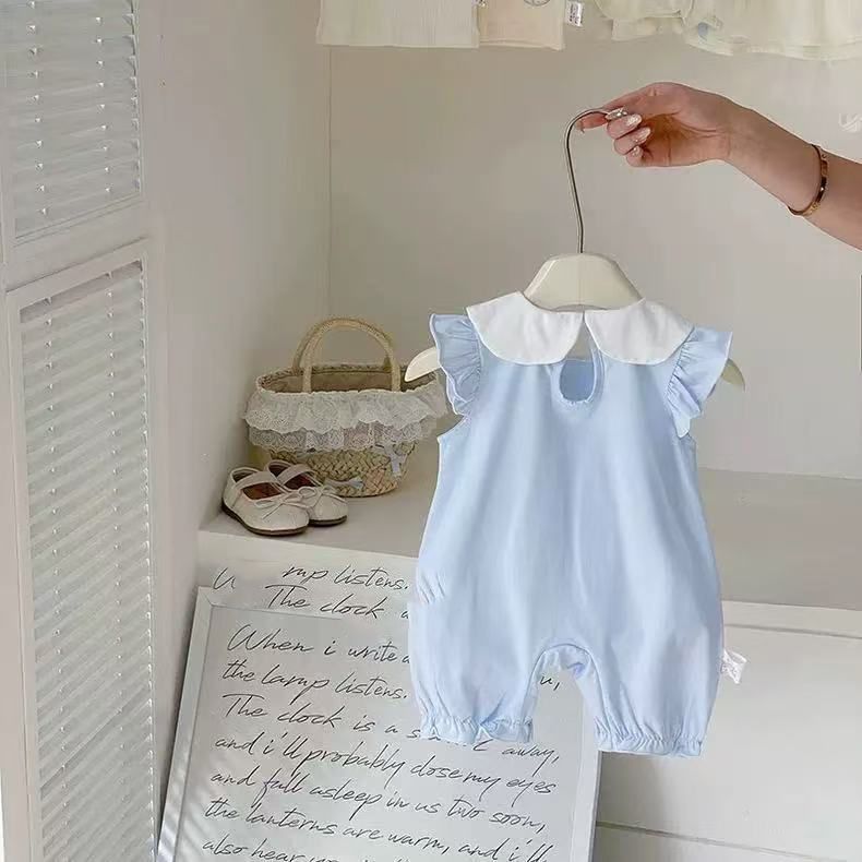Summer new arrivals: cute cartoon baby rompers & crawling suits - korean style short-sleeve bodysuits for infants