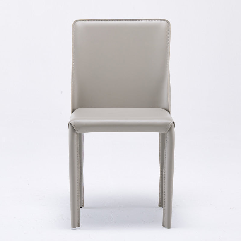 Italian style saddle leather dining chair - direct from the manufacturer, trending online, sample room, hotel & restaurant custom dining chairs