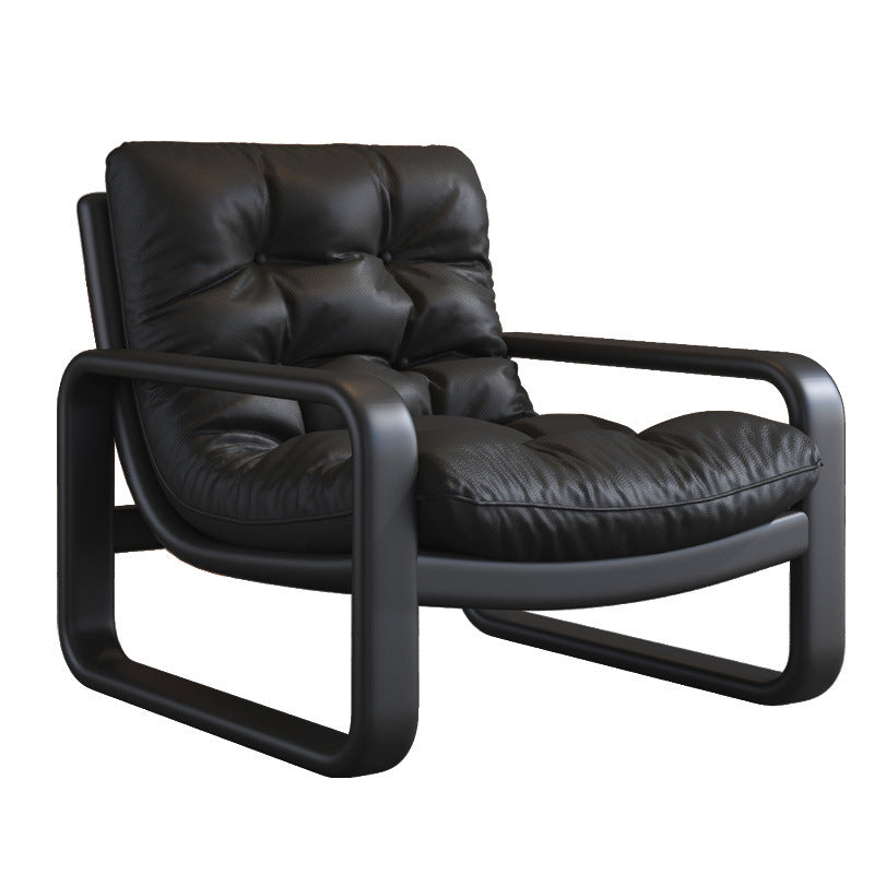 Casual modern iron sofa chair casual lounge chair rental room small apartment living room bedroom balcony lazy sofa