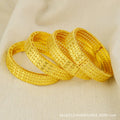 middle eastern gold-plated women's bangle luxury jewelry designer indian bracelet african arabian wedding
