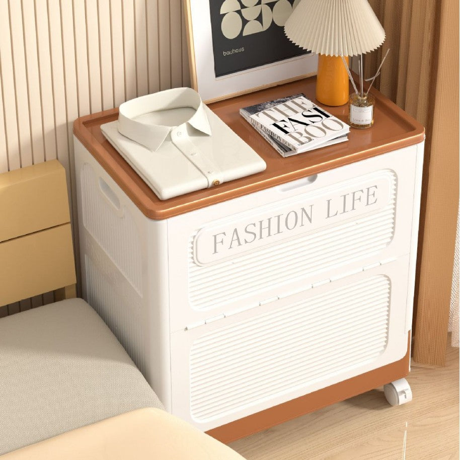 Customized clothes storage box, large capacity storage basket, household flip cover finishing box, foldable quilt storage cabinet