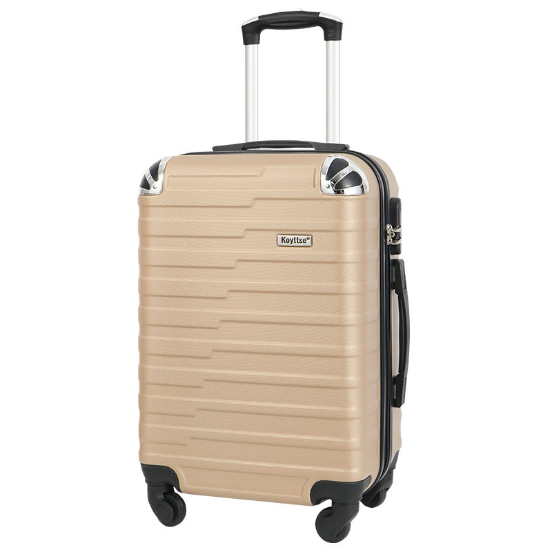 Cross-border special ABS material boarding case, gift travel password box, strong waterproof universal wheel trolley case wholesale