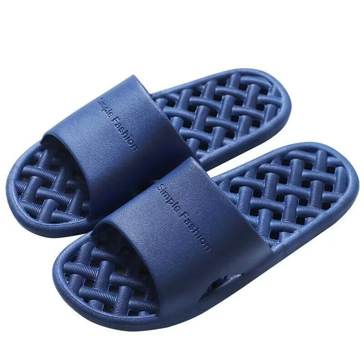 Home bathroom leak quick-drying bathroom hotel sandals indoor soft bottom floor sandals for men and women summer