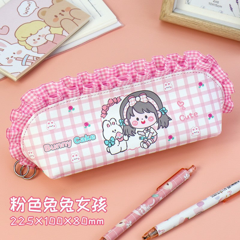 Special clearance stationery bag, primary school student stationery box, large-capacity pencil case, decompression cute cartoon children's pencil bag