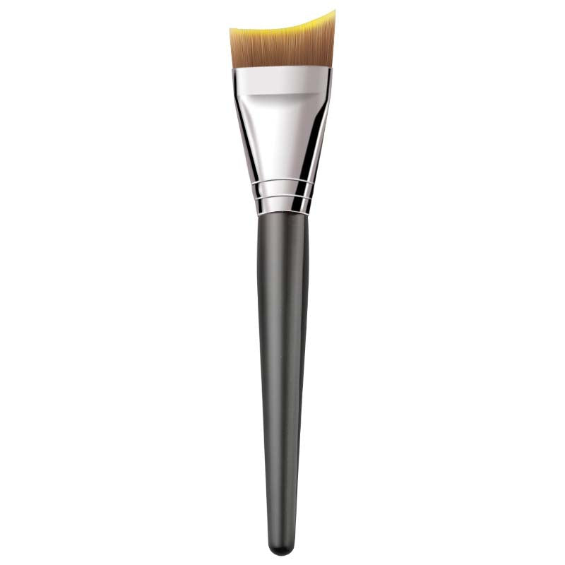 Crescent blade foundation brush wooden handle seamless mask brush single ultra-thin peak foundation brush beauty tool makeup brush