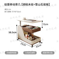 New arrivalpopularmovable coffee table casual small apartment modernaccessible luxury sofa living room adjustablefor home trolley side table