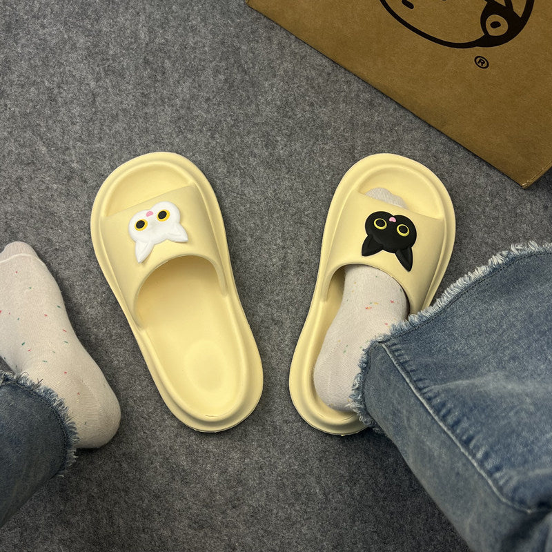 Eva cloud slides for women - summer outdoor wear, 2026 new fashion, minimalist style, indoor home slippers, couple's sandals for men