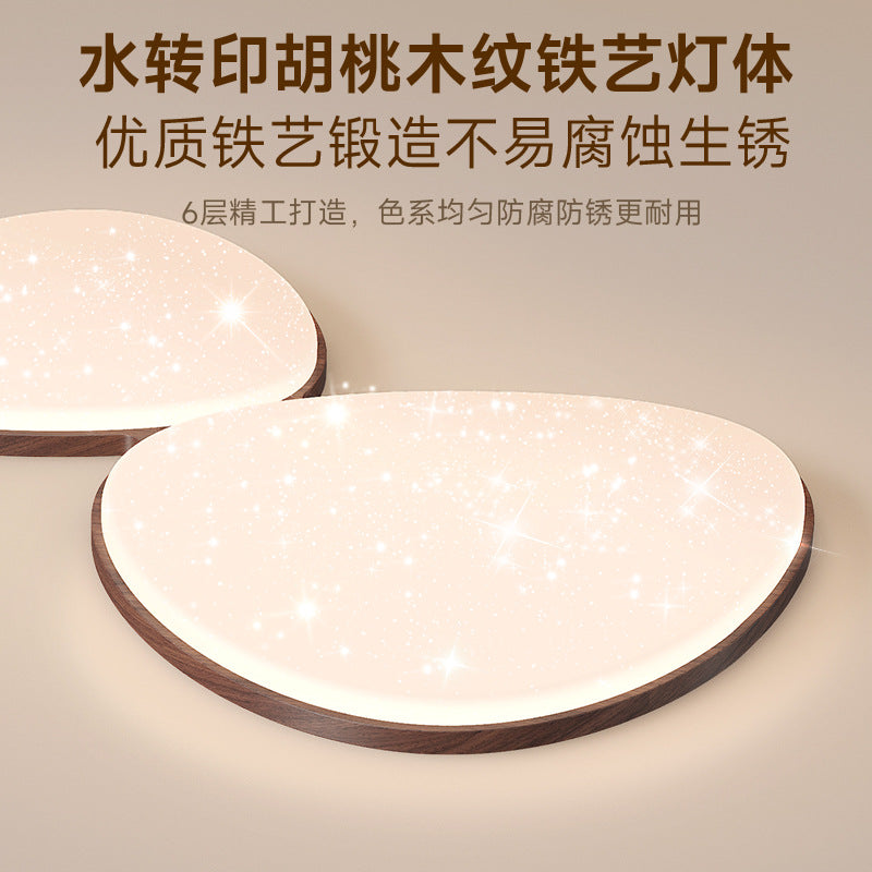 Medieval style living room ceiling light 2025 new modern simple pebble gypsy star lighting whole house package combination