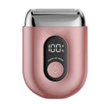 Mini reciprocating double-blade electric shaver - portable travel, full body washable, women's hair removal device