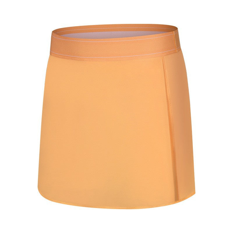 Luxtre new moisture-wicking, sweat-absorbing, cooling tennis skirt - quick-dry, double-layered, anti-exposure skort dk229