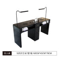 New arrival marble iron porcelain surface turbine manicure table and chair suit economical single and double multi-functional odor-free carbon steel paint