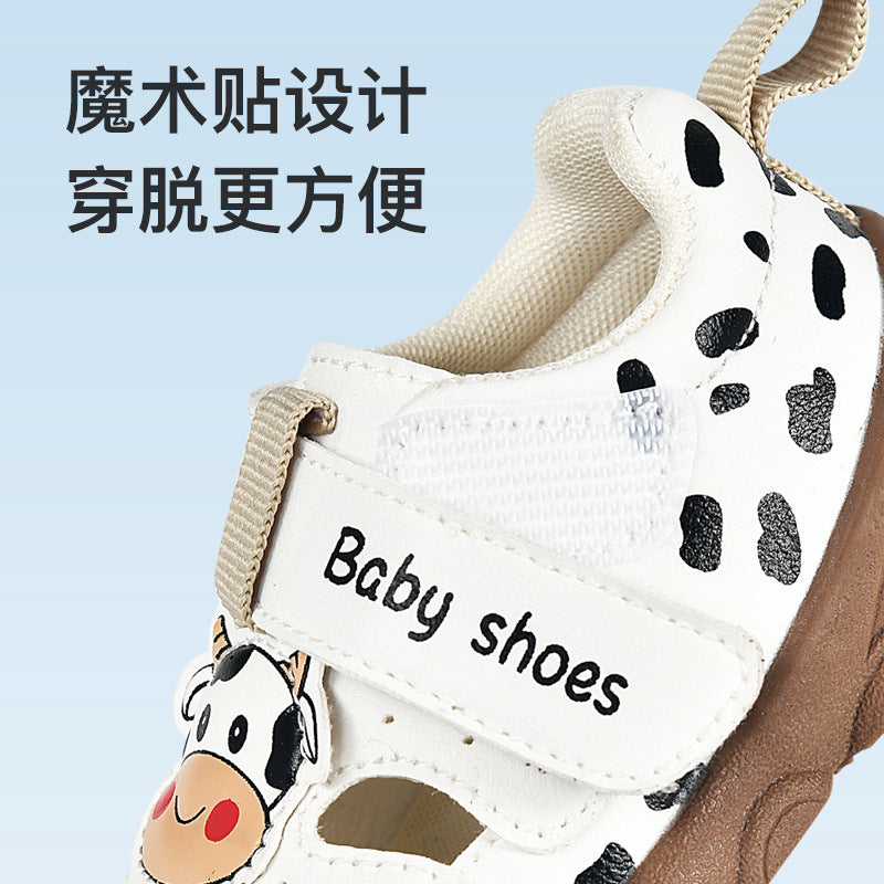 Toddler shoes for boys, summer sandals, infant soft-soled functional cartoon shoes, baby shoes for ages 1-3, children's shoes