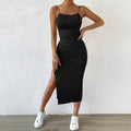 European and american women's clothing  spring new collection: sexy backless slit mini dress - bodycon dress for women