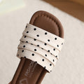 Vancahao ethnic style slippers for women outwearsummernew arrival one-strap sandals student flats one-strap sandals