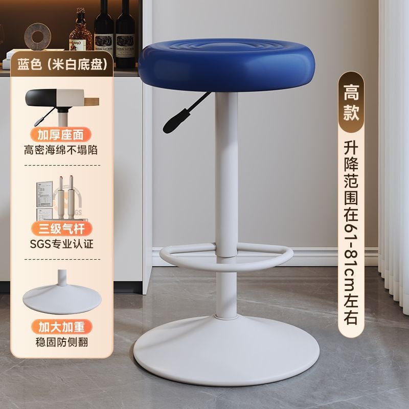 Bar chair, cashier, adjustable high stool, rotate bar chair, long-term sitting, high stool, island bar stool