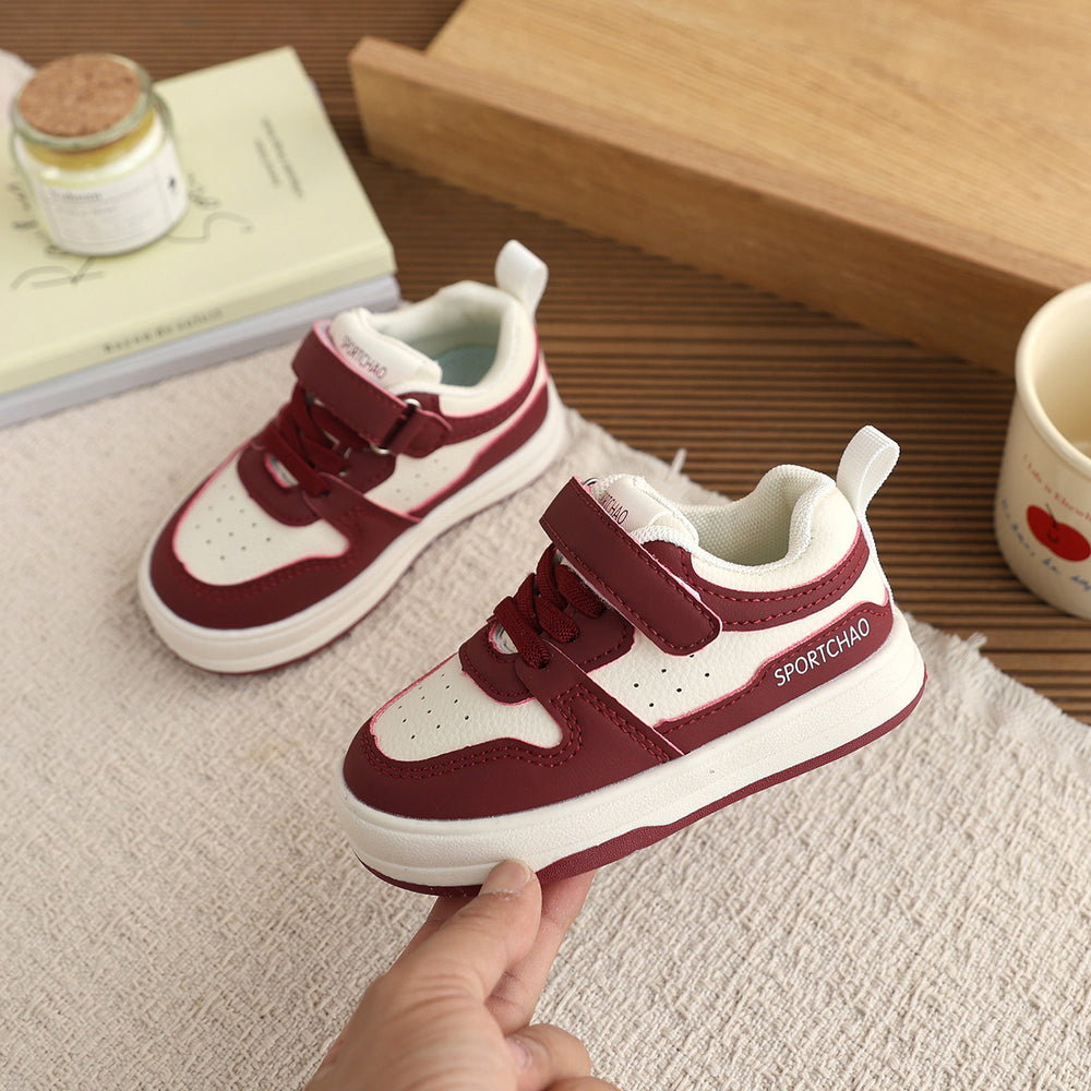 Vancahao kids' chunky sneakers -  spring/autumn new collection - girls' comfortable athletic & casual shoes - performance white sneakers