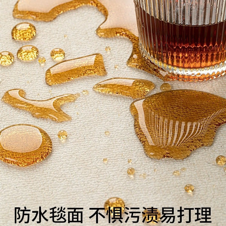 Carpet living room light luxury classy no-wash and wipeable  new arrival cream style winter sofa simple thickened floor mat
