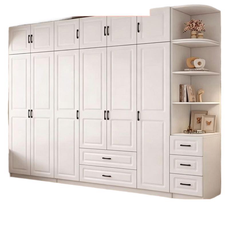Wardrobe for home bedroom simple kids cabinet rental house small apartment wardrobe with drawers anti-mildew