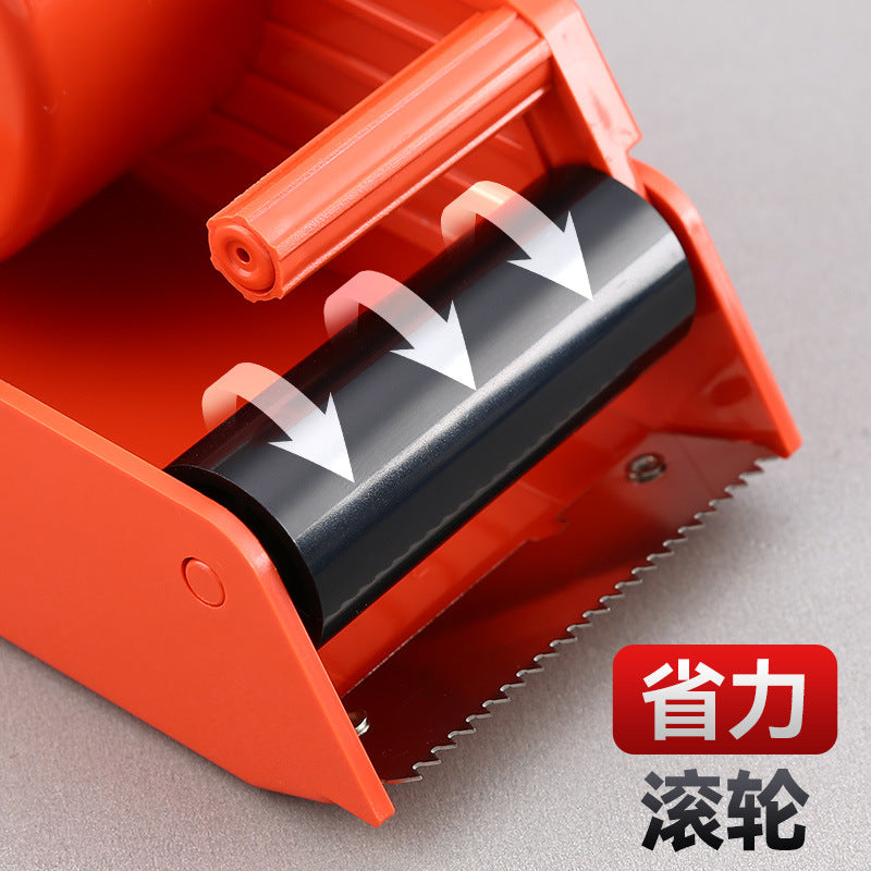 Deli large labor-saving box sealer, tape machine 6cm scotch tape cutter, handheld baler packer