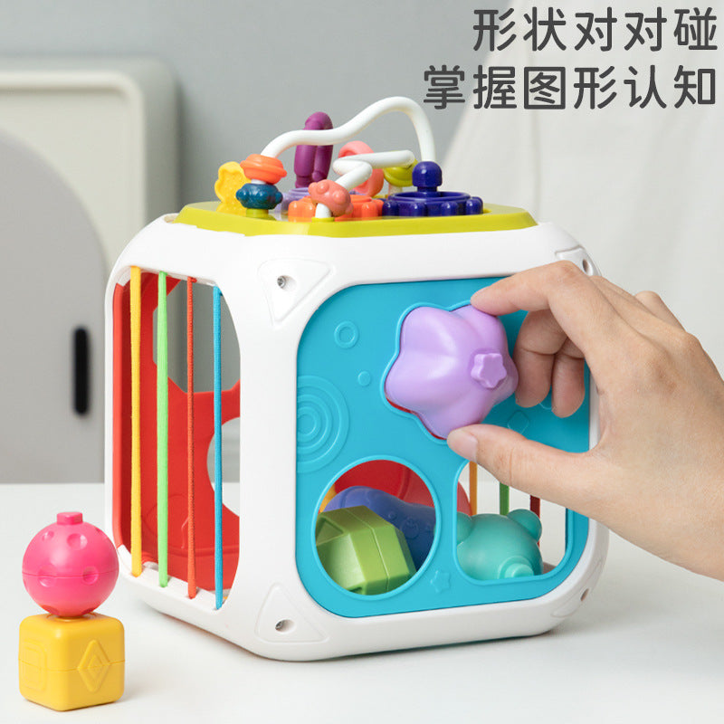Cross-border Yiqu Sessele Baby Multifunctional Shape Matching Cognitive Early Education Training Rubik's Cube Educational Toys Wholesale