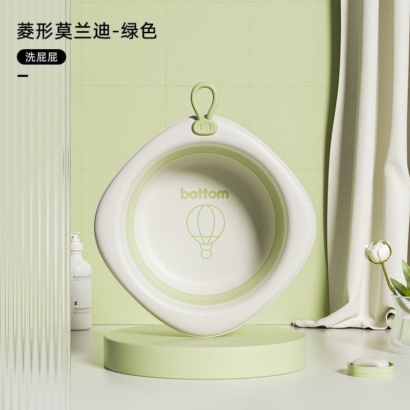 Baby washbasin - collapsible basin for newborns and infants - portable washbasin for baby and toddler - foldable baby and maternity supplies