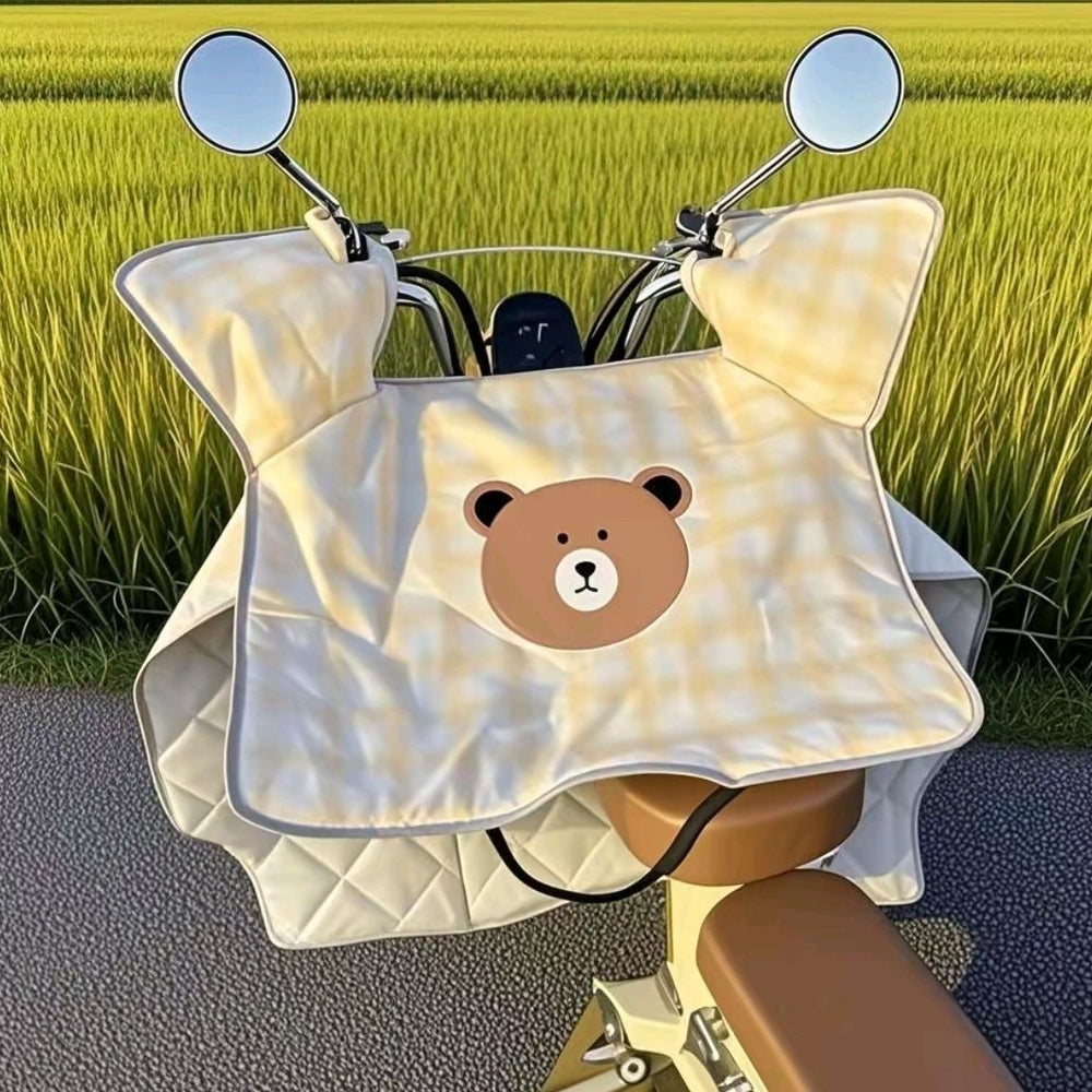 Electric vehicle windshield, waterproof, rainproof, summer sun protection, windproof battery sunshade, motorcycle spring and autumn heat insulation, summer thin model