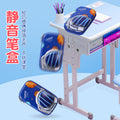 Factory direct sales new arrivaleva stationery box wholesale primary school students enlarged capacity anti-fall pencil box portable storage
