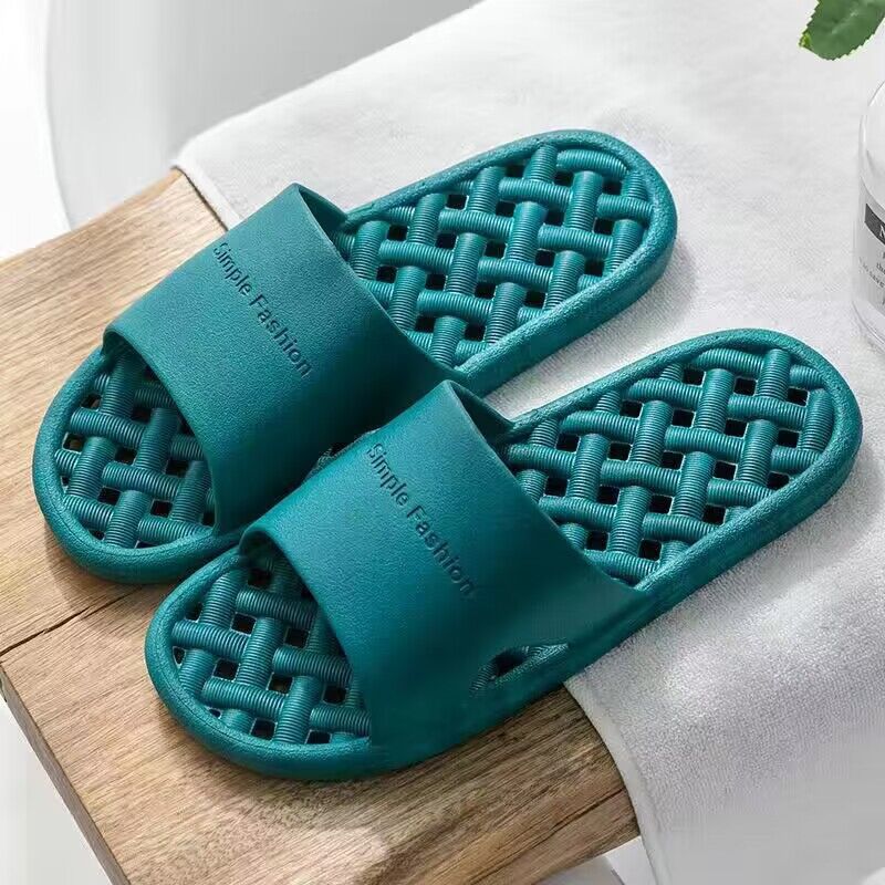 Home bathroom leak quick-drying bathroom hotel sandals indoor soft bottom floor sandals for men and women summer